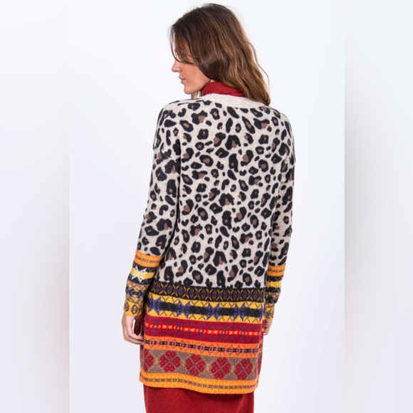 Princess Goes Hollywood Leopard Cardigan size 40 (M) - Picture 2 of 5
